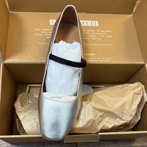 Madewell Silver Women's Mary Jane NWT NWB